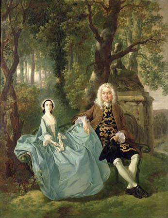 Portrait of Mr and Mrs Carter of Bullingdon House, Bulmer, Essex, Thomas Gainsborough